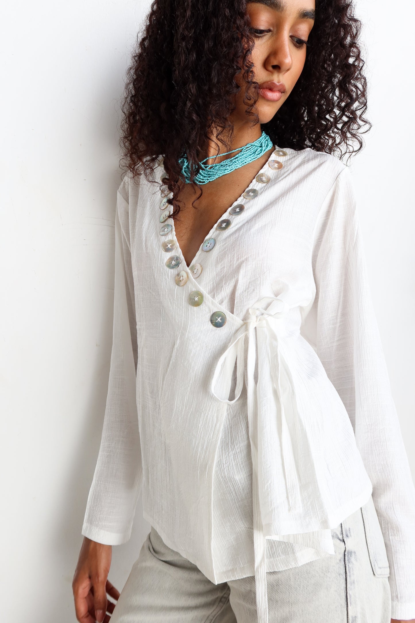 Perle Linen Wrap