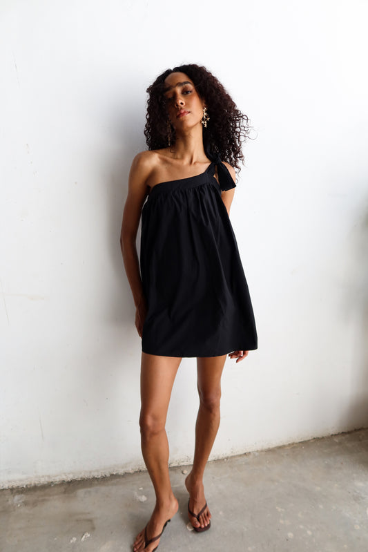 Shoulder Tie Dress