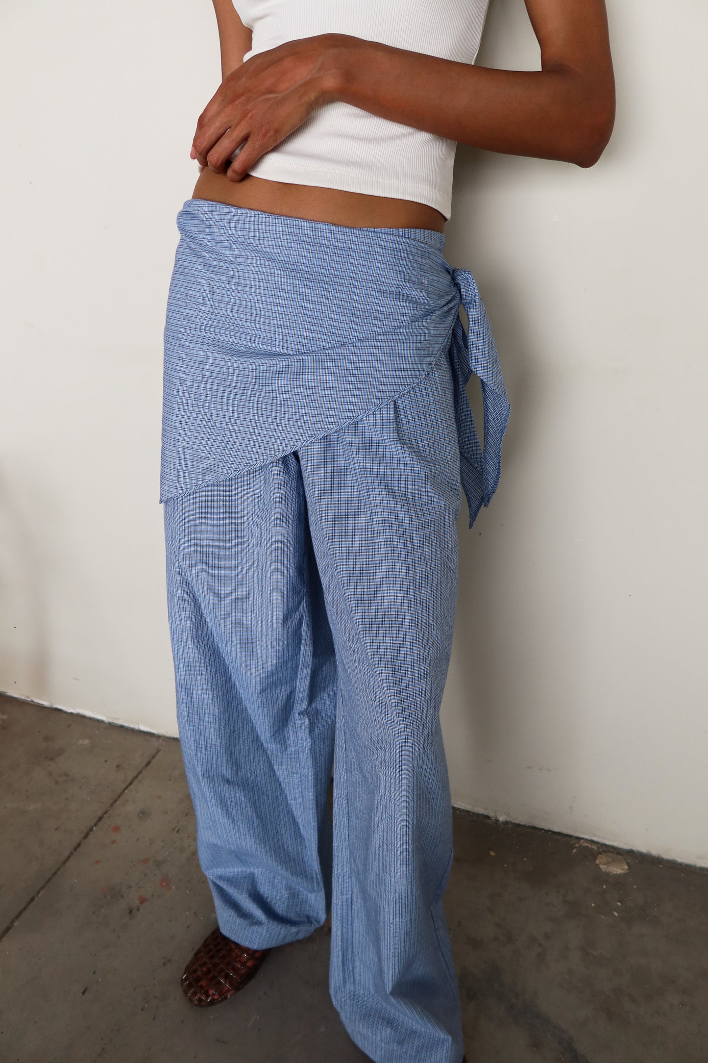 Relaxed Check Trousers